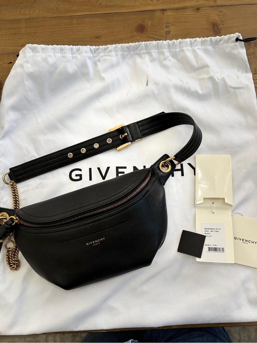 Givenchy Black Crossbody Bag WHIP - BELT BAG